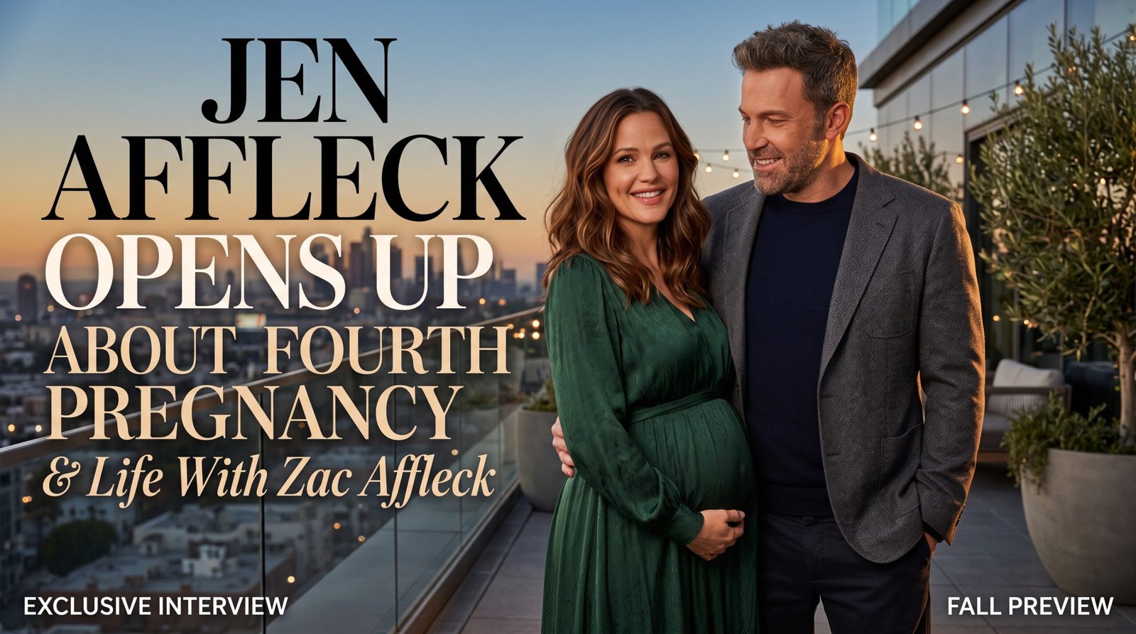Jen Affleck and Zac Affleck expecting their fourth child during their California move