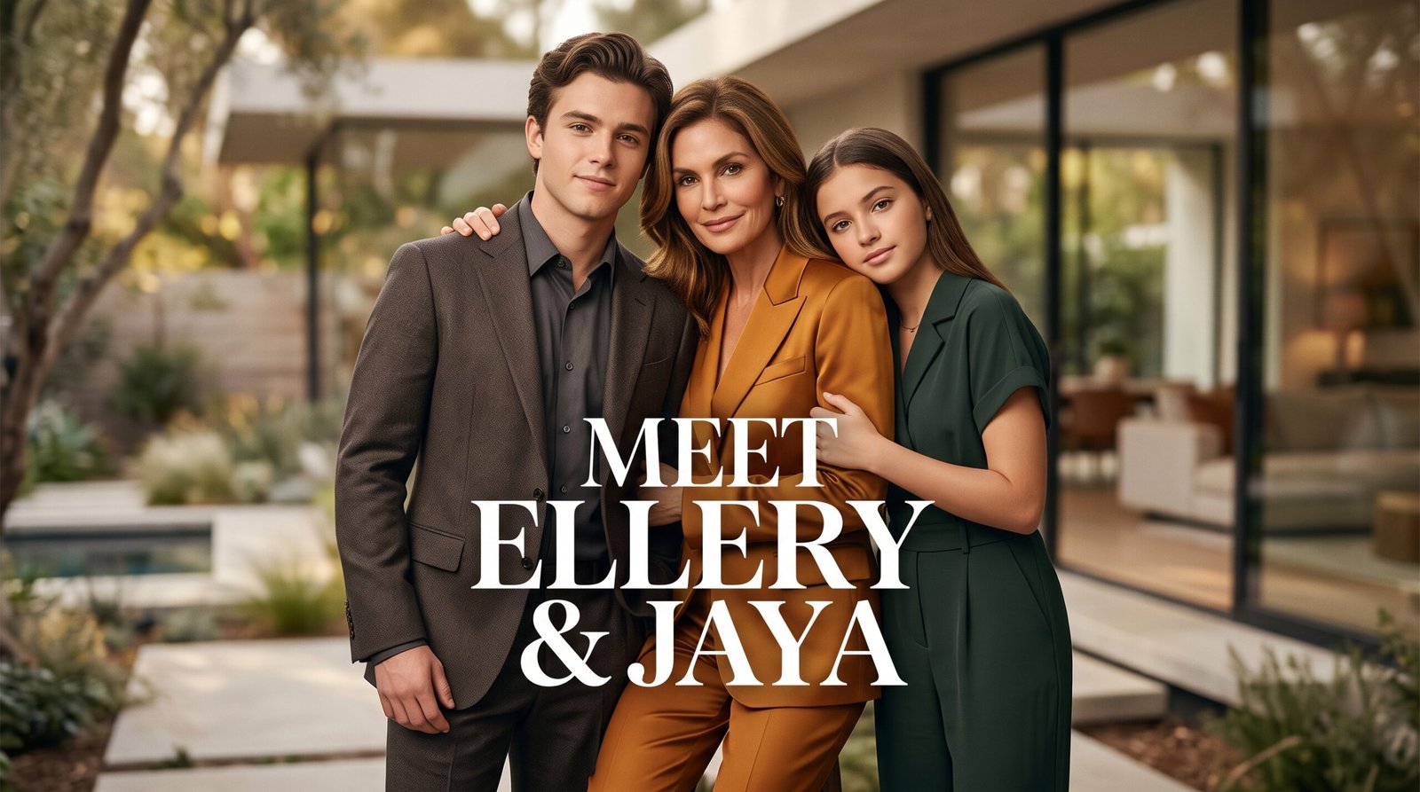Laura Dern with her children Ellery Walker Harper and Jaya Harper