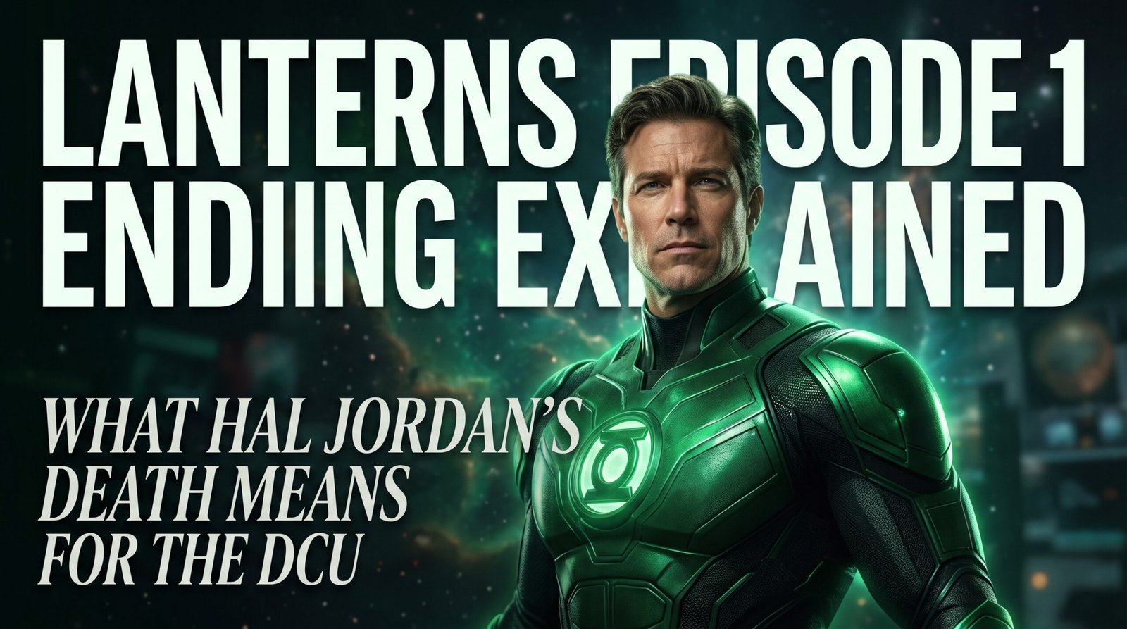 Kyle Chandler as Hal Jordan and Aaron Pierre as John Stewart in HBO's Lanterns