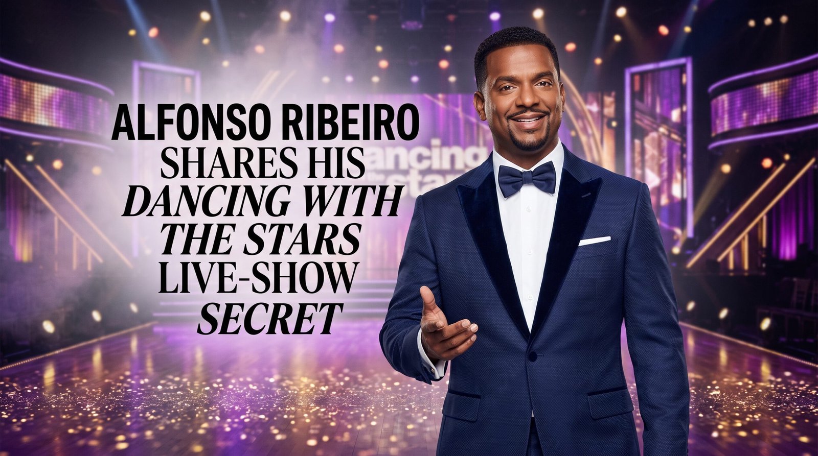 Alfonso Ribeiro and Julianne Hough hosting Dancing with the Stars Season 35