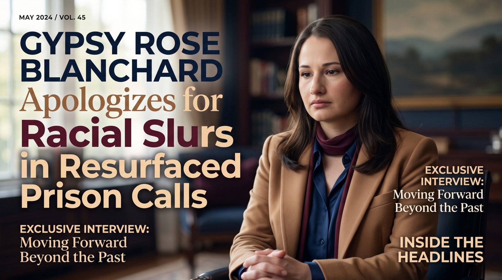 Gypsy Rose Blanchard addresses resurfaced prison calls and apologizes for racist language
