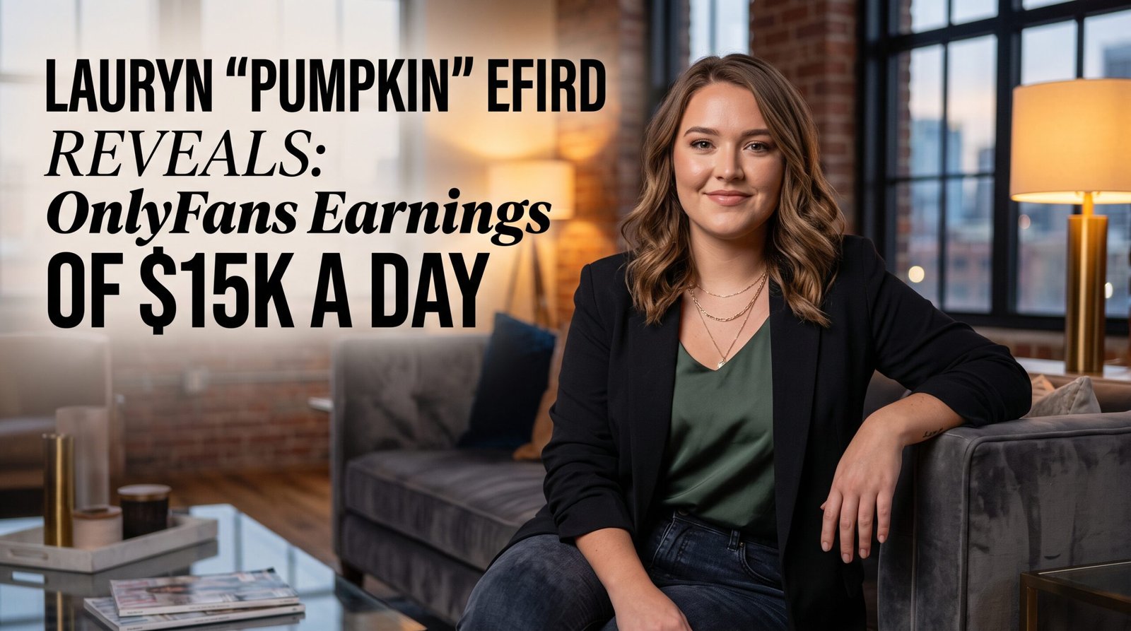 Lauryn “Pumpkin” Efird discusses her OnlyFans earnings in 2026